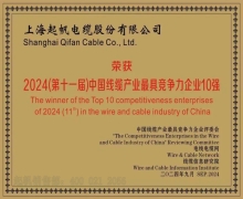 凯时尊龙电缆·2024年线缆产业最具竞争力企业十强